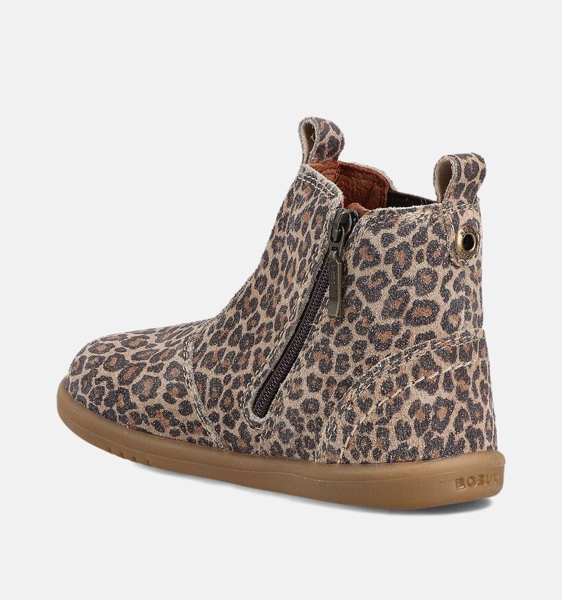 Bobux Jodhpur I-Walk Bottines Chelsea en Marron pour filles (362166) - pour semelles orthopédiques