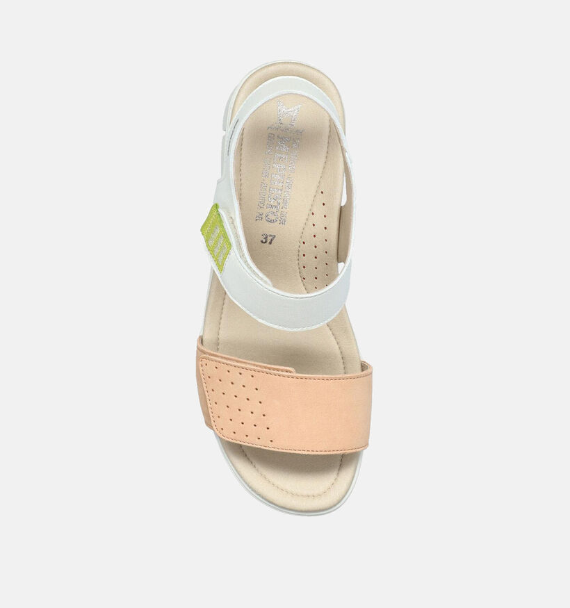 Mephisto Rosane Sandales avec talon compensé en Blanc pour femmes (354285)