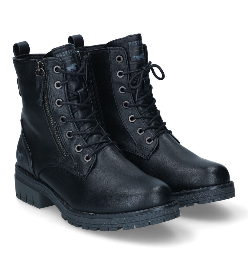 Mustang Cognac Veterboots in kunstleer (316067)