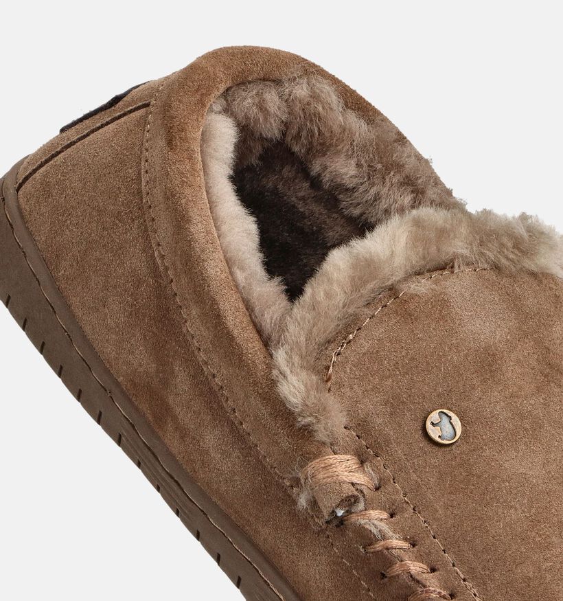 Warmbat Grizzly Bruine Pantoffels voor heren (363340)