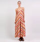 Vero Moda Vita Ellie Robe longue en Orange pour femmes (374949)