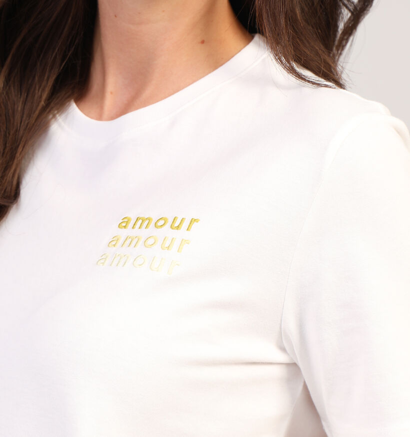 Vila Sybil Witte T-shirt voor dames (353043)