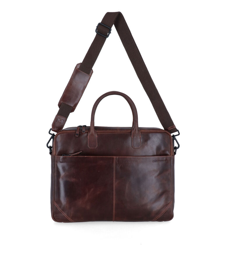 Maverick Bruine Laptoptas voor heren (358819)