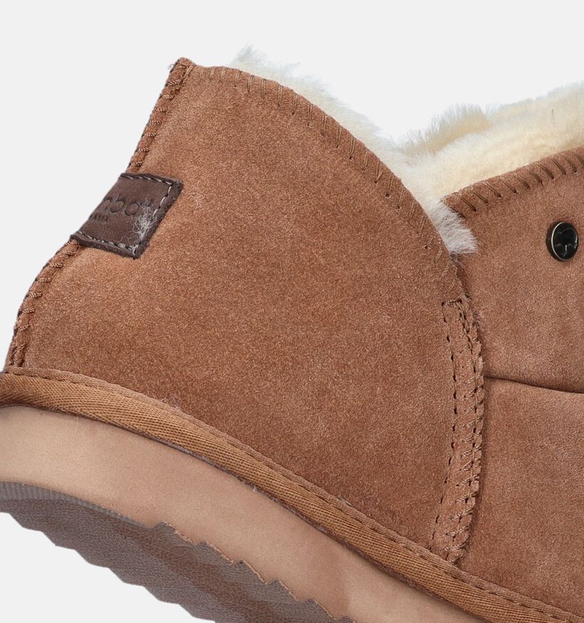Warmbat Willow Pantoufles montantes en Cognac pour femmes (346218)