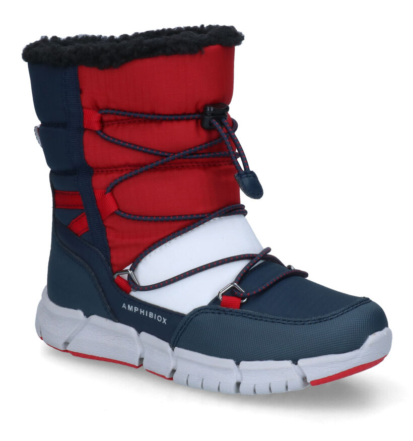 Geox Flexyper Bottes de neige en Bleu pour garçons (317607) - pour semelles orthopédiques