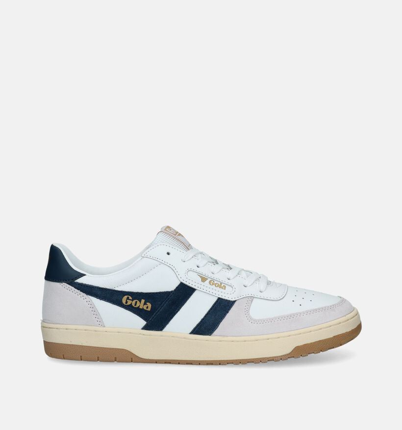 Gola Hawk Witte Sneakers voor heren (336345) - geschikt voor steunzolen