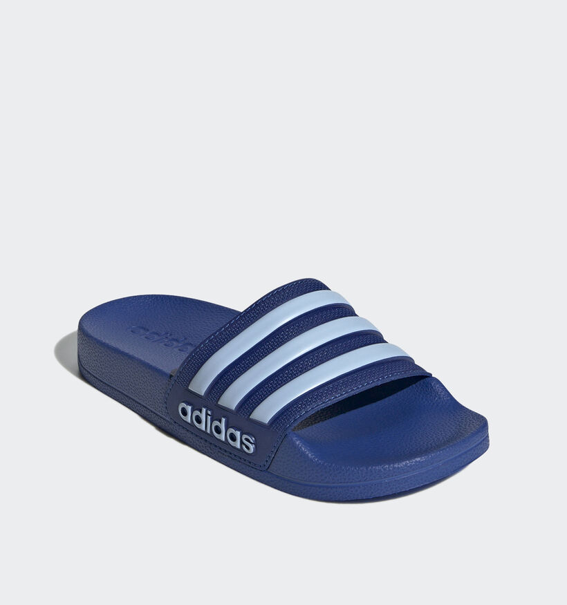 adidas Adilette Shower Claquettes en Bleu pour filles, garçons (350194)