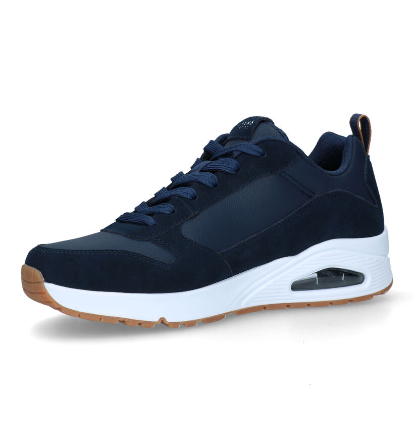Skechers Uno Strace Baskets en Noir pour hommes (343005)
