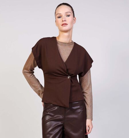 Sisters Point Blouses Bruin/Groen