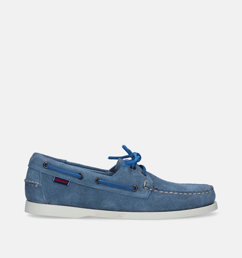 Sebago Dockside Portland Flesh Out Blauwe Bootschoenen voor heren (336840)