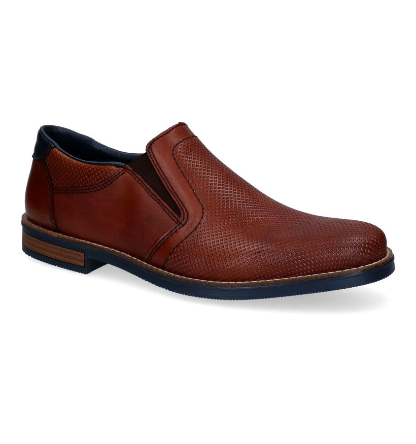 Rieker Cognac Instappers in leer (333028)