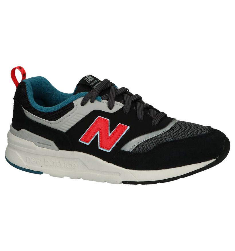 Zwarte Sneakers New Balance PR997 in daim (239859)