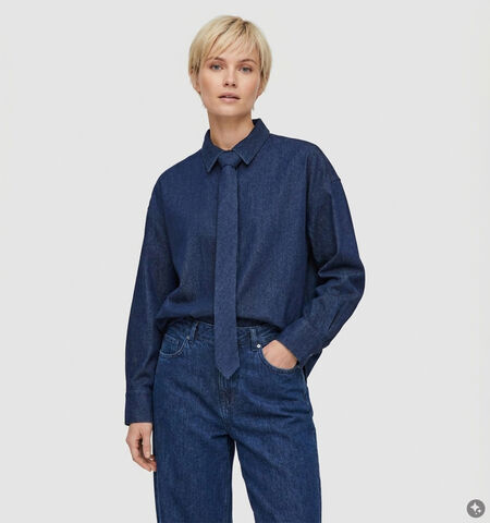 Vila Blouses Blauw