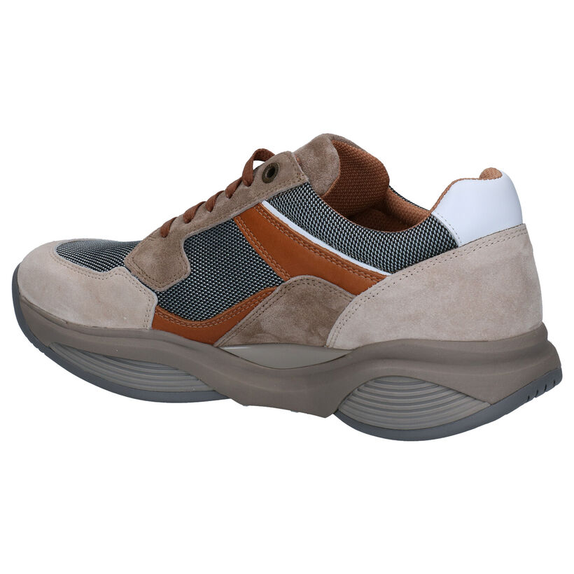 Xsensible SWX14 Beige Veterschoenen voor heren (324853) - geschikt voor steunzolen