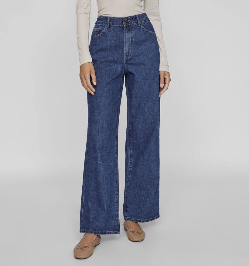 Vila Carla Blauwe Straight leg jeans L32 voor dames (348725)