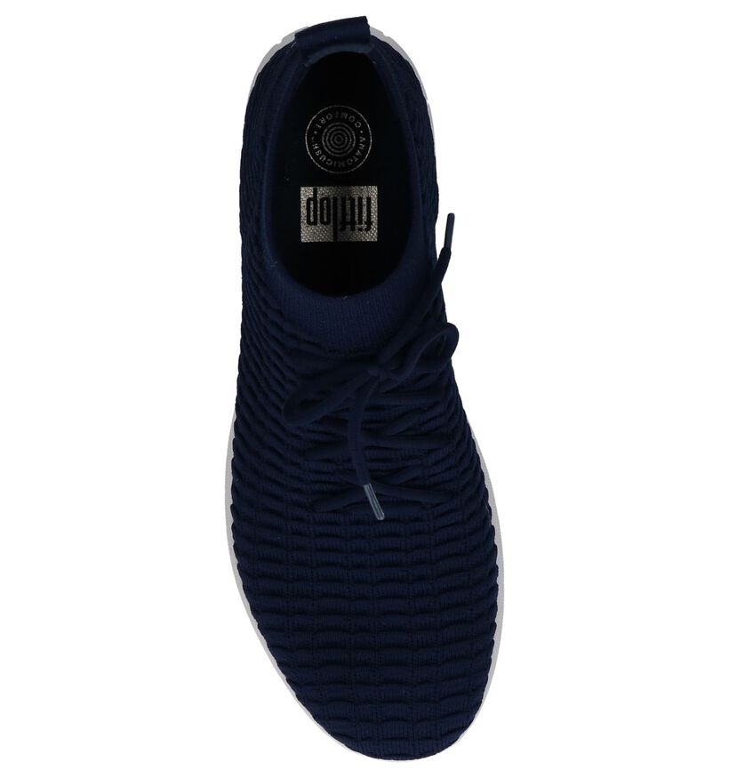 FitFlop Uberknit Sneakers Donker Blauw, , pdp