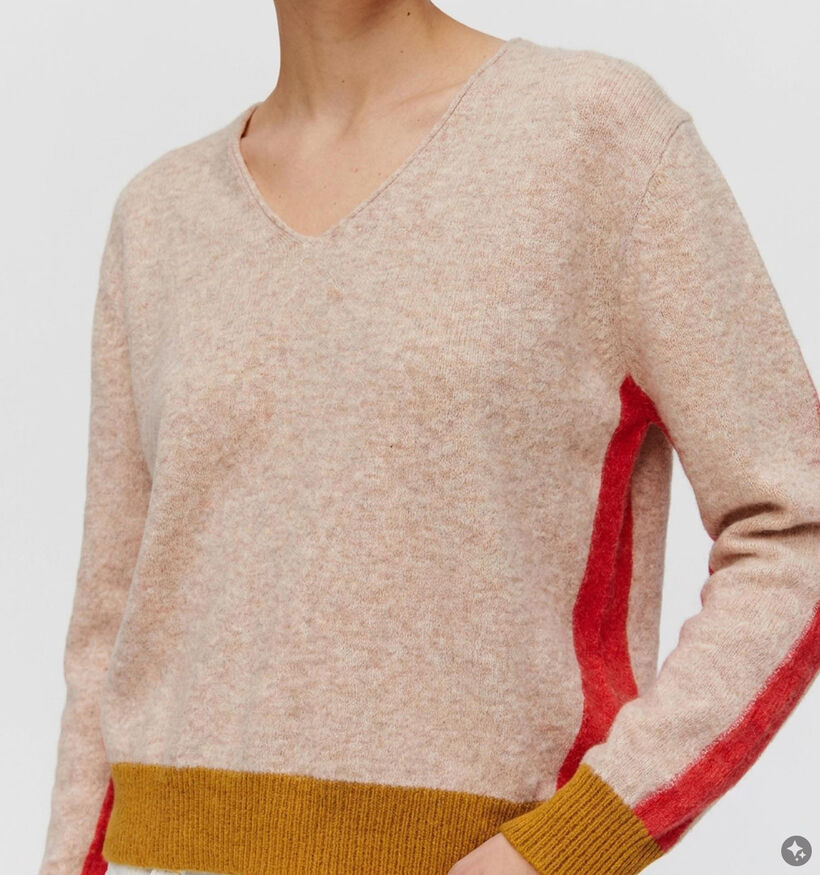 Minuit Douze Lysea Pull en Beige pour femmes (381856)