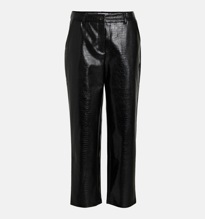 Vila Croco Pantalon en Noir pour femmes (332137)