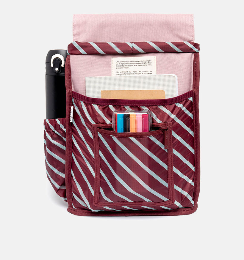 Lefrik Scout Mini Stipes Roze Rugzak voor dames, meisjes (345881)