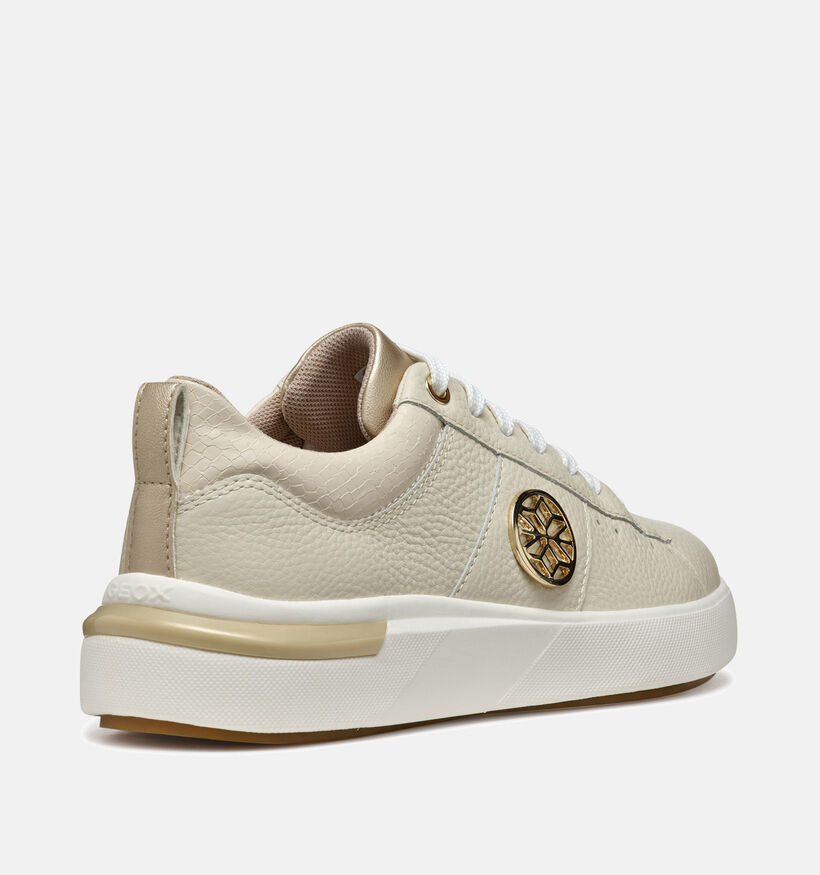 Geox Dalyla Chaussures à Lacets en Écru pour femmes (353784) - pour semelles orthopédiques