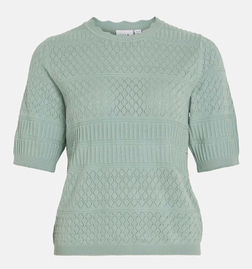 Vila Milos T-shirt en Vert pour femmes (368097)