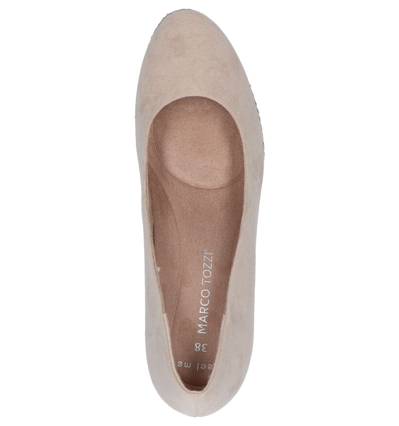 Marco Tozzi Escarpins classique en Beige clair en textile (270651)