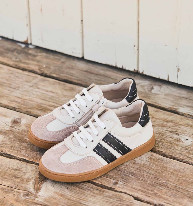Milo & Mila Beige Sneakers voor meisjes (359917) - geschikt voor steunzolen