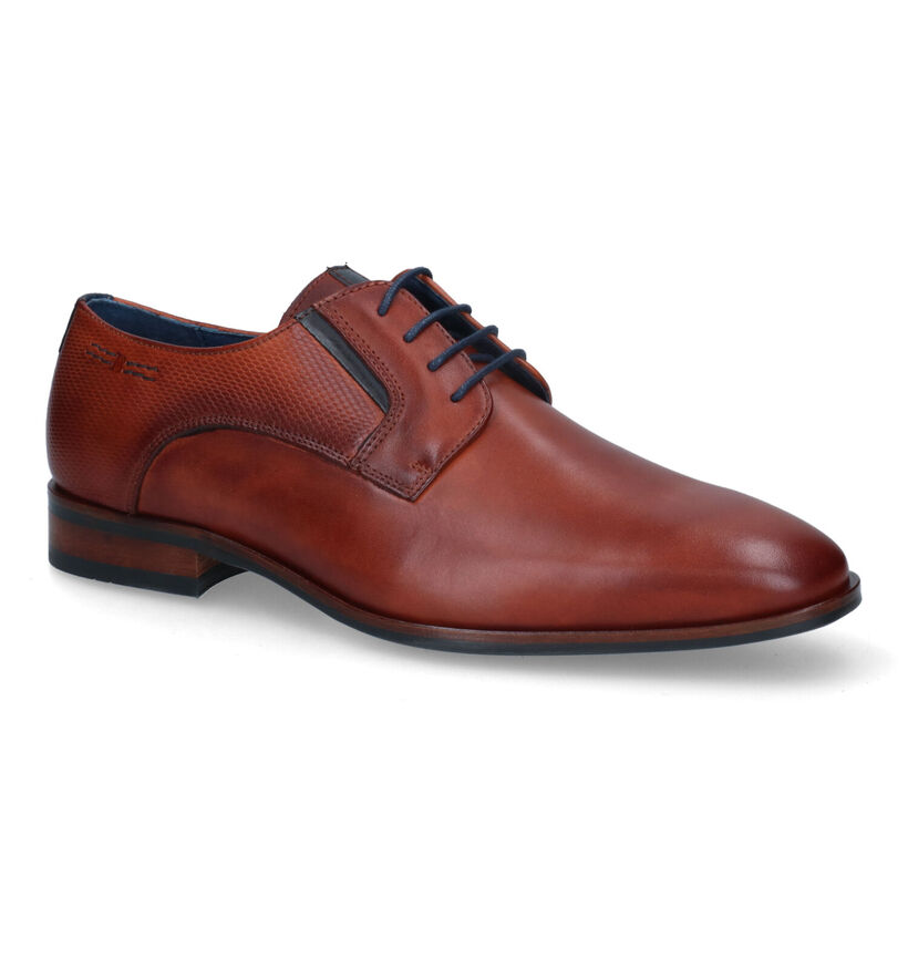 Berkelmans Sameiro Chaussures habillées en Cognac pour hommes (320958) - pour semelles orthopédiques