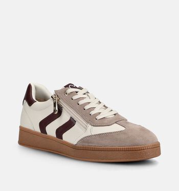 Marco Tozzi Low Lage schoenen Wit/Beige/Goud/Bordeaux