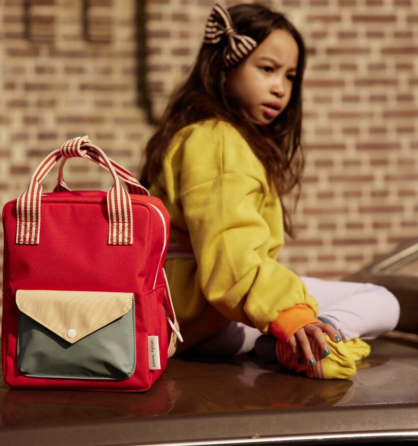 Sticky Lemon Sac à Dos en Rouge pour filles, garçons (369712)