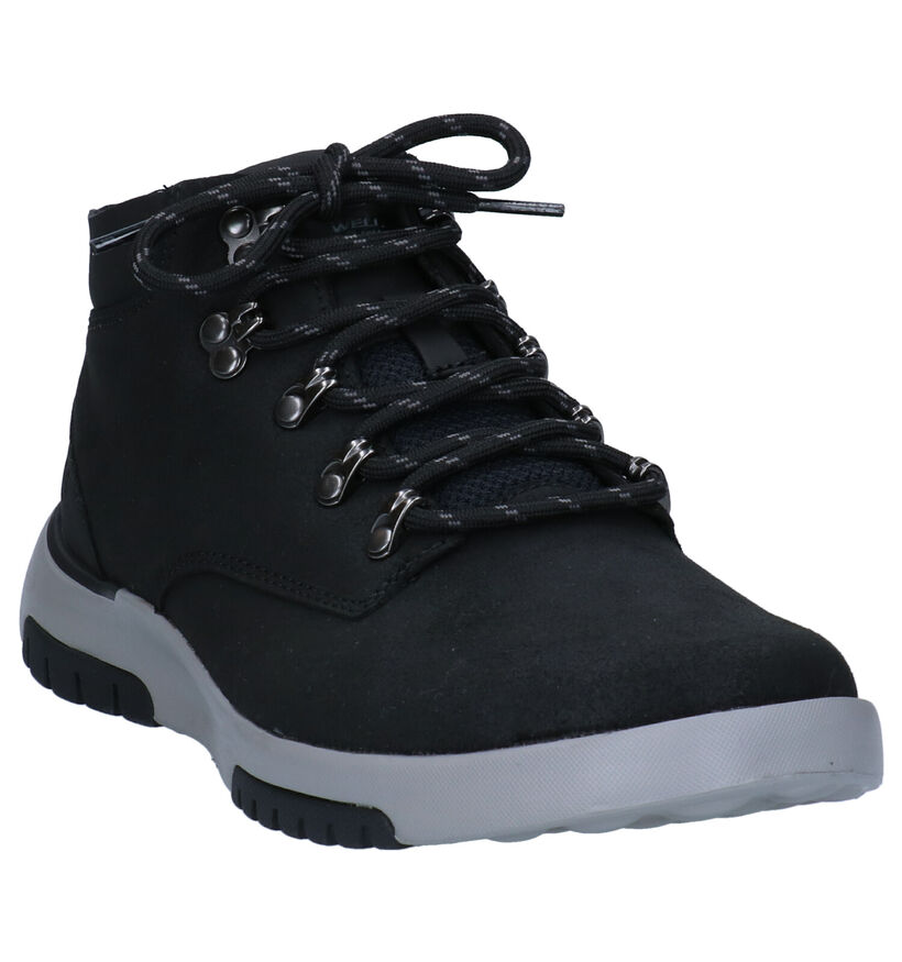 Skechers Bellinger Bottines en Noir en nubuck (279414)