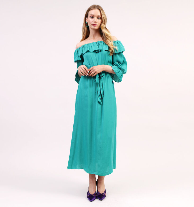 Vila Ferdia Robe en Vert pour femmes (328926)