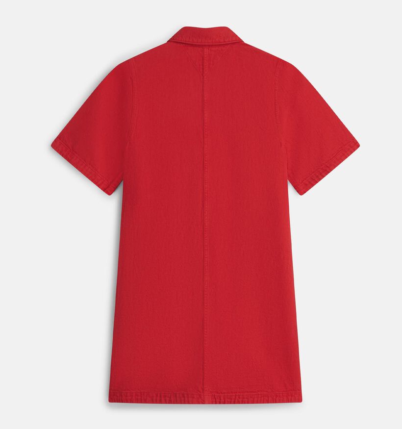 Tommy Hilfiger Twill Rode Jurk voor dames (375856)