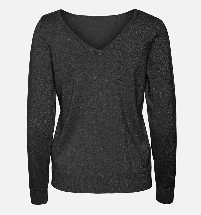 Vero Moda Happy Glitter Pull en Noir pour femmes (365671)