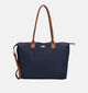 Charm London Cabas en Bleu fonc&eacute;/Cognac pour femmes (374395)