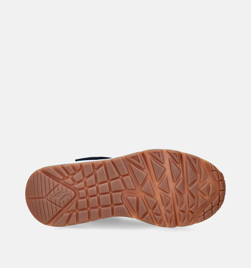 Skechers Uno Stand On Air Baskets en Bleu pour filles, garçons (350334)