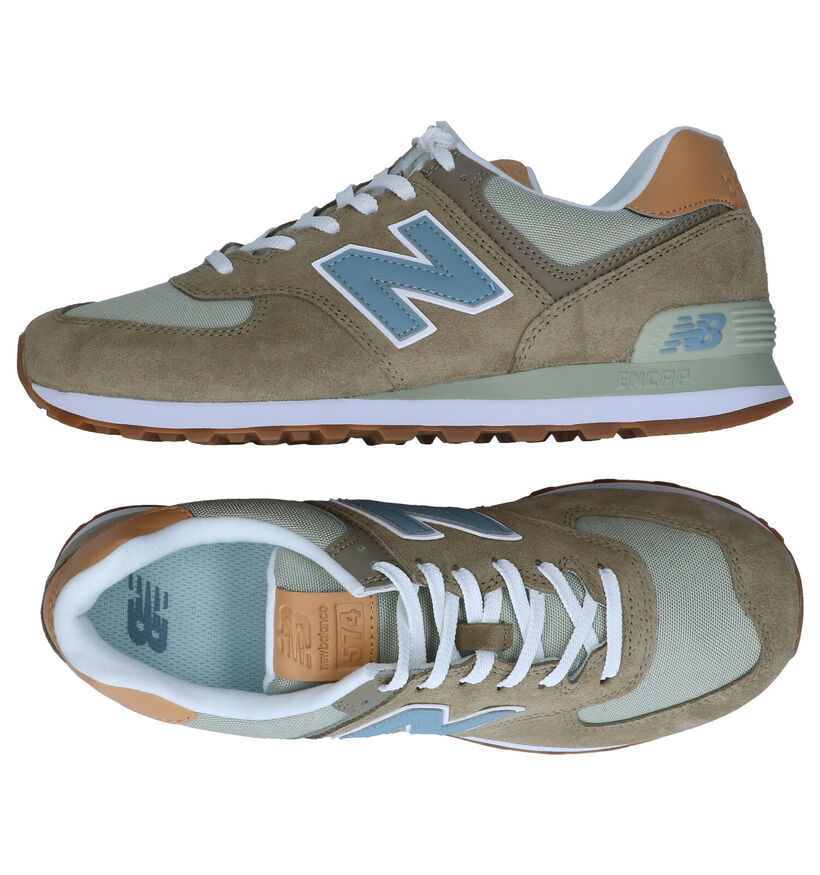 New Balance ML 574 Grijze Sneakers voor heren (353357) - geschikt voor steunzolen