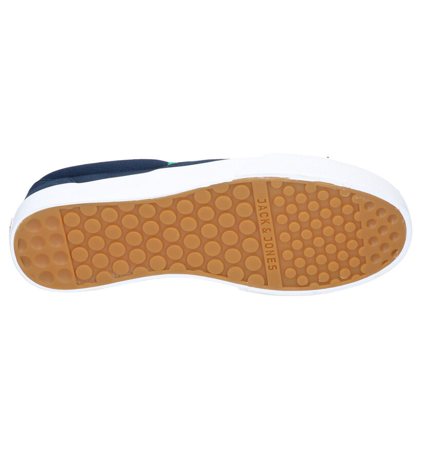 Jack & Jones Slip-ons en Bleu foncé en textile (269105)