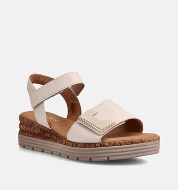 Gabor Comfort Sandalen Zwart/Beige
