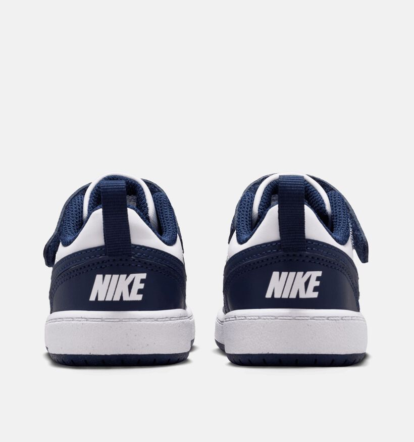 Nike Court Borough Baskets pour b&eacute;b&eacute; en Blanc pour gar&ccedil;ons, filles (367270) - pour semelles orthop&eacute;diques