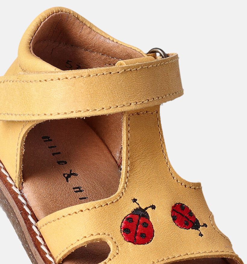 Milo & Mila Sandales pour bébé en Jaune pour filles (356678)