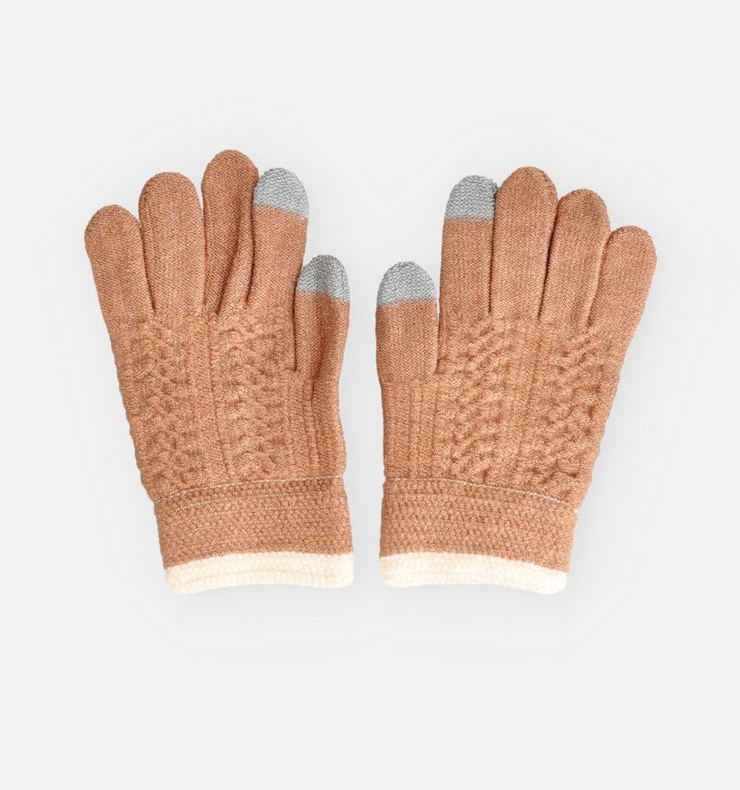 Little David Ecru/Bruine Winterset (Sjaal, Muts & Handschoenen) voor meisjes (382974)