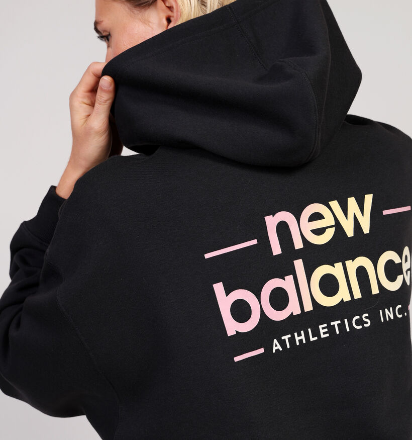 New Balance Zwarte Hoodie voor dames (362072)