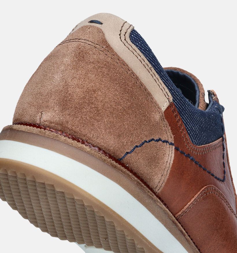 Bufflox Oslo Chaussures à lacets en Cognac pour hommes (353947) - pour semelles orthopédiques