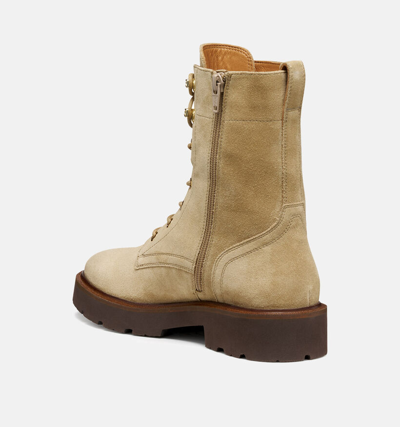 Geox Norize Boots à lacets en Beige pour femmes (360199)