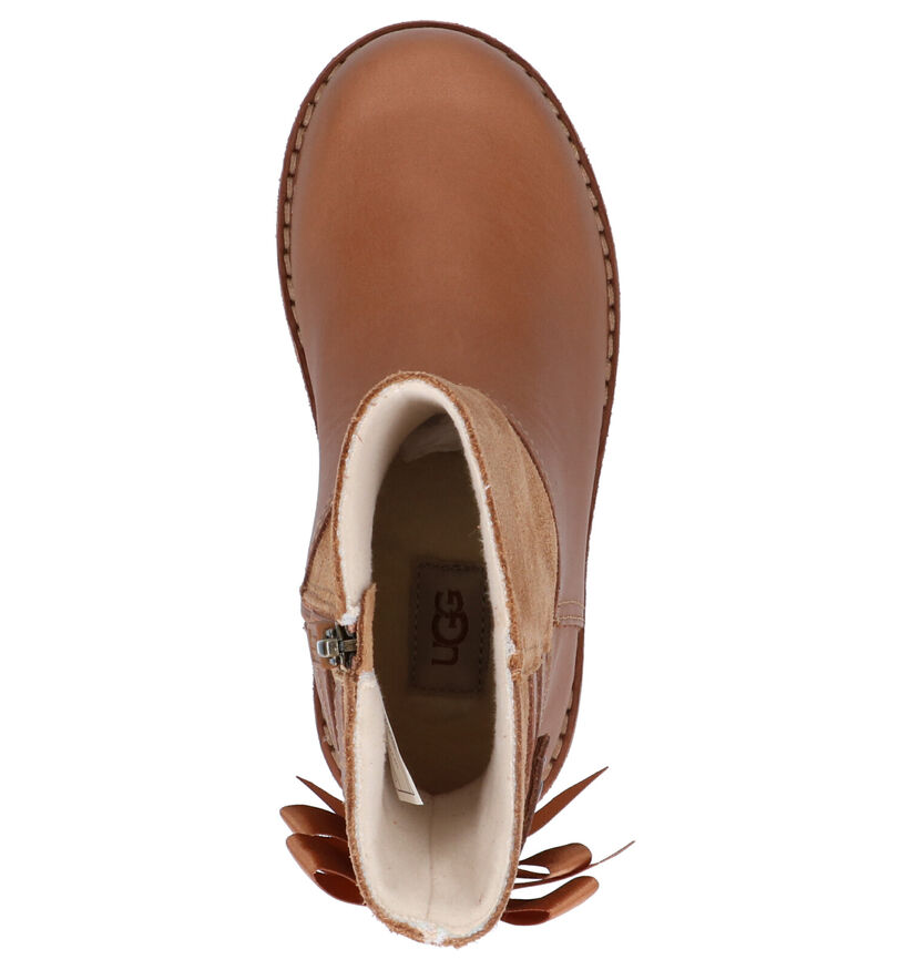 UGG Tara Cognac Korte Laarzen in leer (254120)