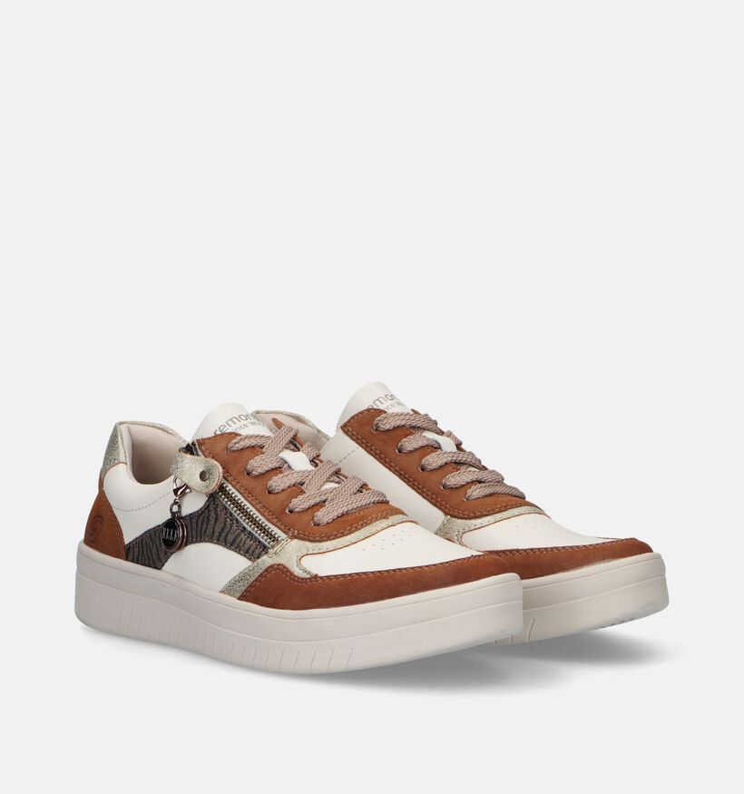 Remonte Witte Sneakers voor dames (351212) - geschikt voor steunzolen