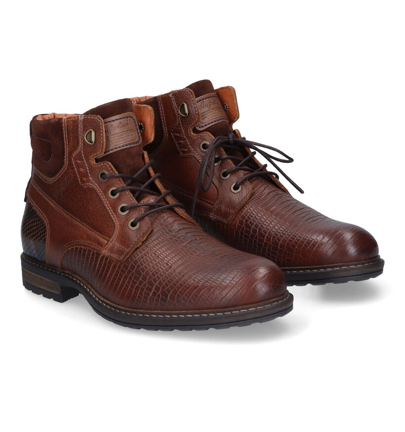 Australian Rick Bruine Veterboots voor heren (329960) - geschikt voor steunzolen