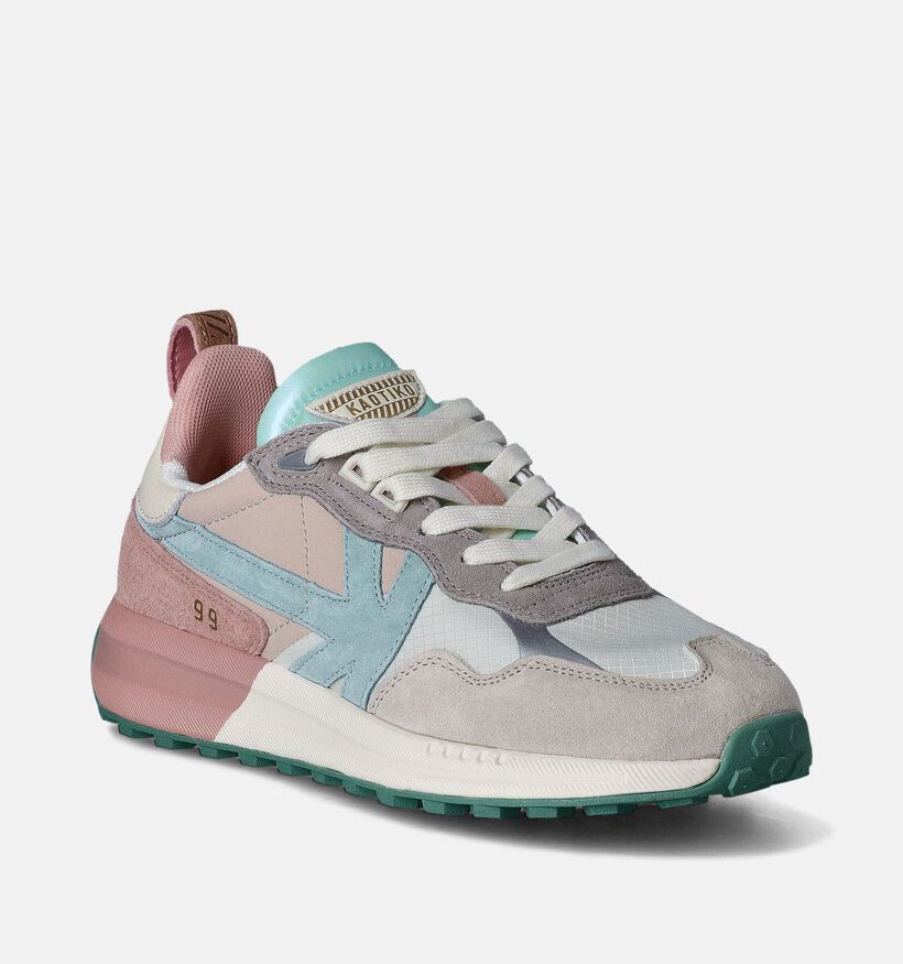 Kaotiko Baskets casual en Beige pour femmes (351969) - pour semelles orthopédiques