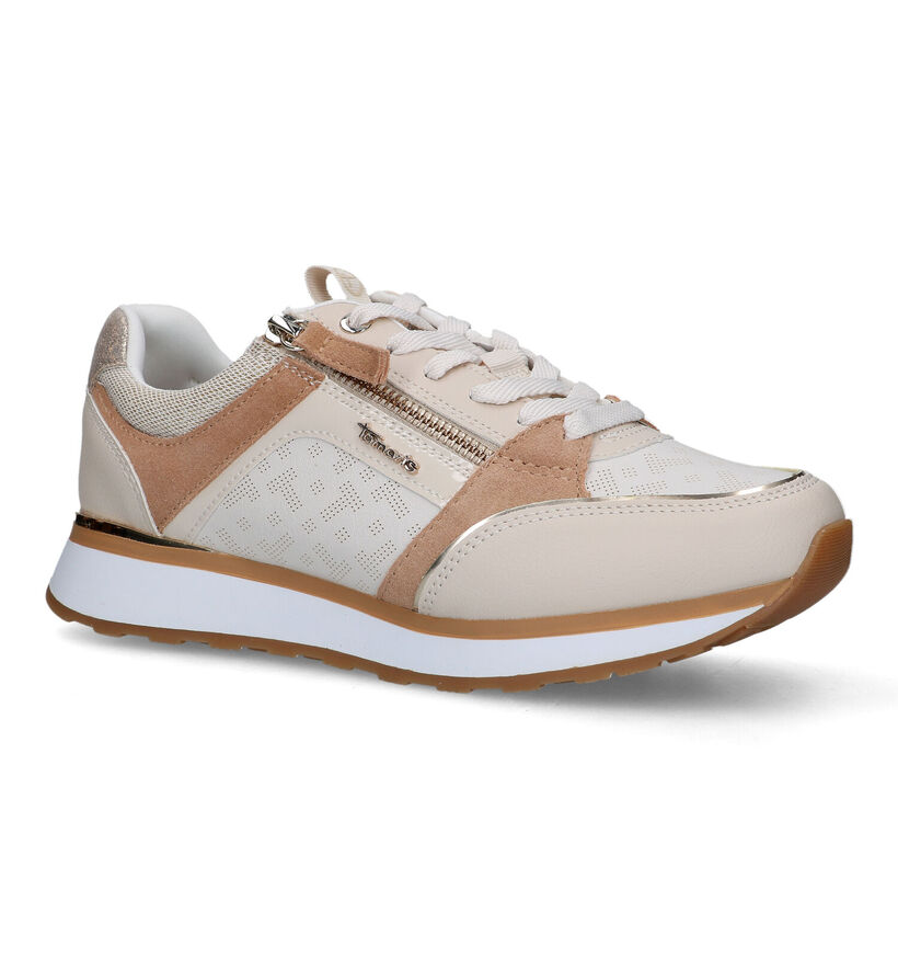 Tamaris Baskets casual en Beige pour femmes (320533) - pour semelles orthopédiques